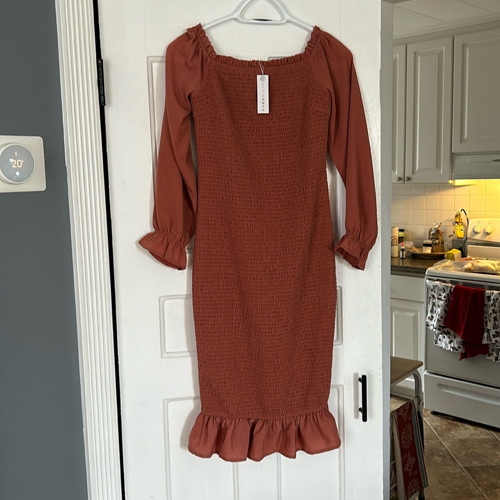 BNWT Baltic Born Rust Coloured Dress